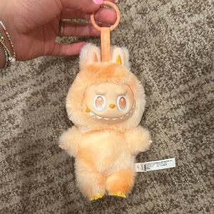 The Monsters Orange Plush Keychain